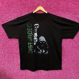Disturbed Up Your Fist The Guy Heavy Metal Band T-Shirt 2XL